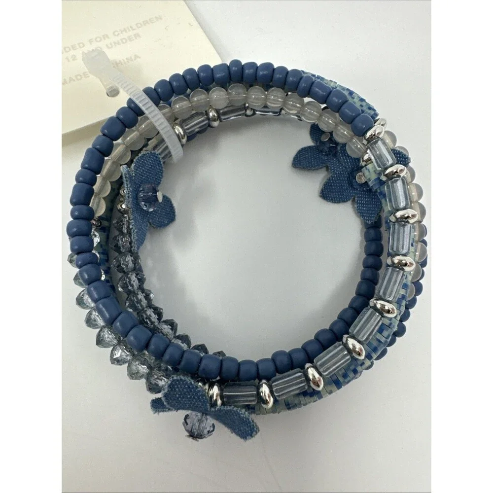 Lot Of 15 Jewelry Bracelets Watches - Fossil Cato silver sparkle flower Alex Ani
